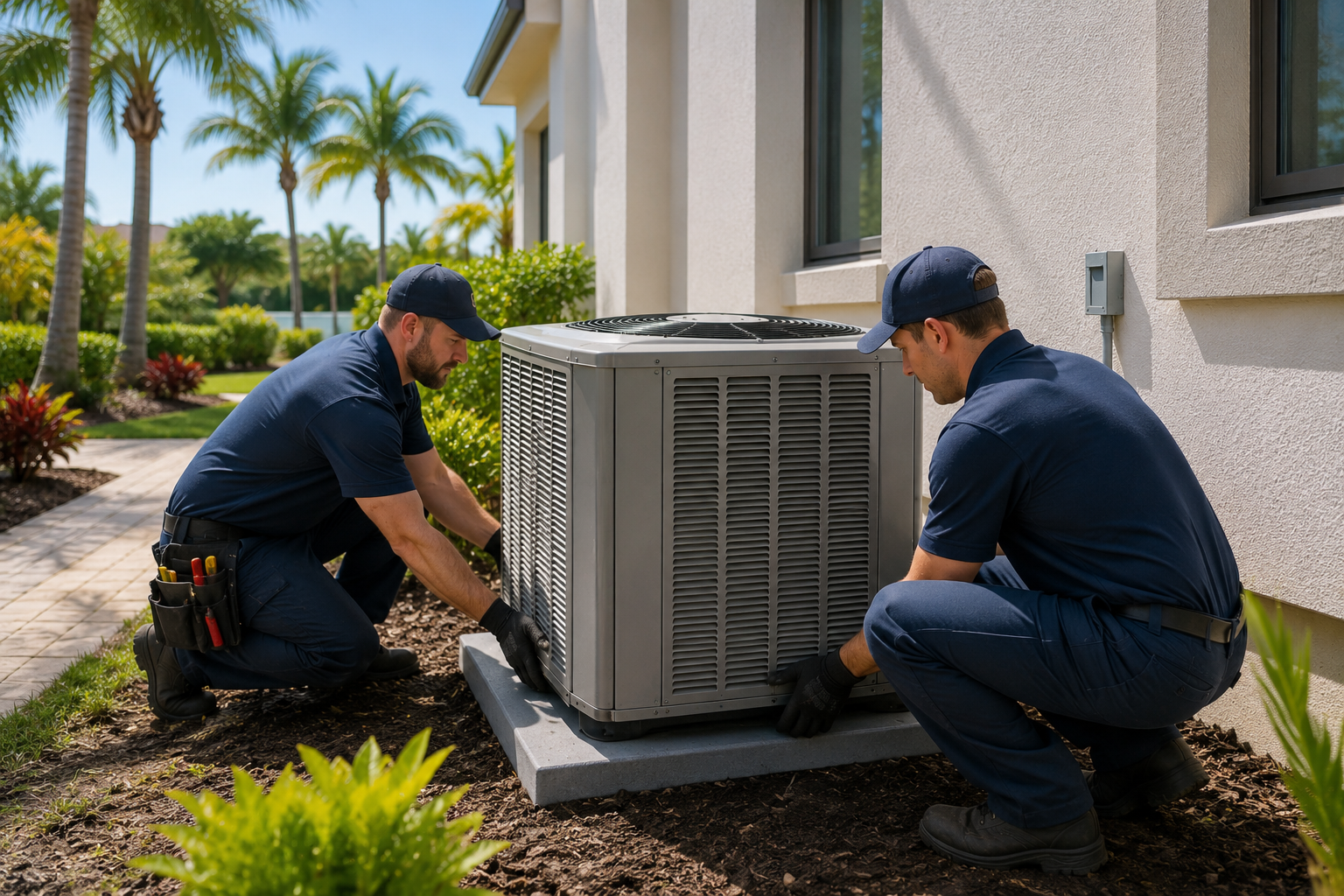 New air conditioning installation in North Port Florida
